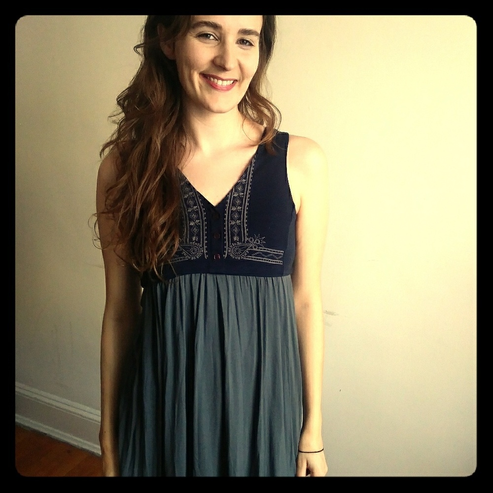 Anthropologie Silence + Noise hippie tunic/dress